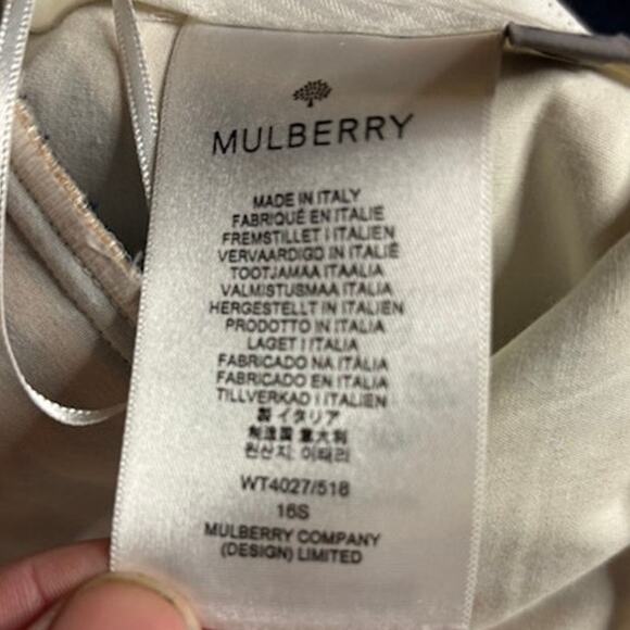 Mulberry Company Design Pants Trousers Graphic Print Made in Italy Women's sz 4 - Picture 7 of 9